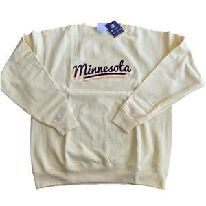 Champion Sample Minnesota Golden Gophers Sweatshirt Pullover Yellow Size Large
